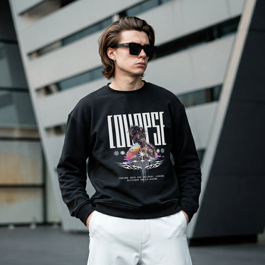 FLEECE BLACK -Mental Collapse