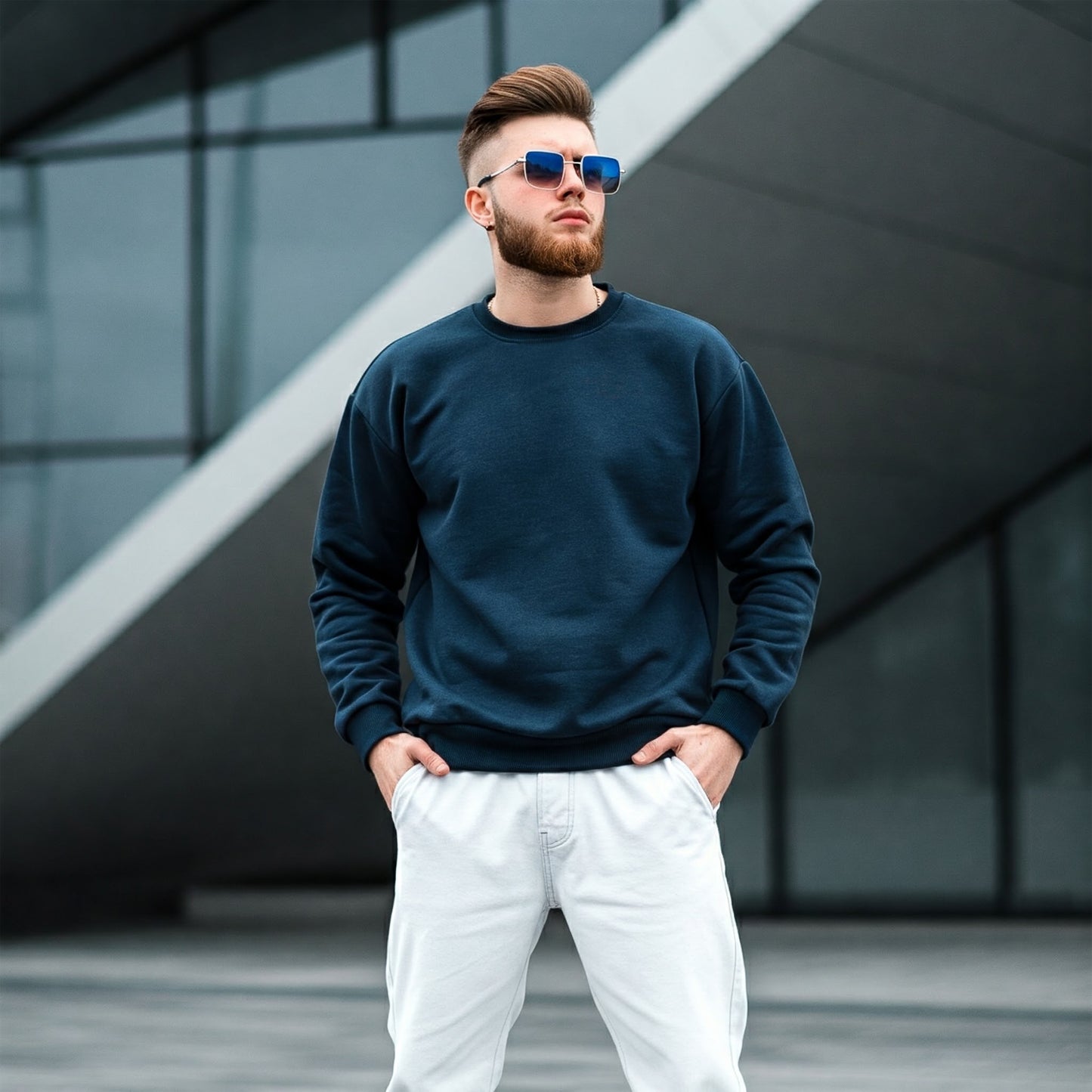 FLEECE NAVY - City Rage