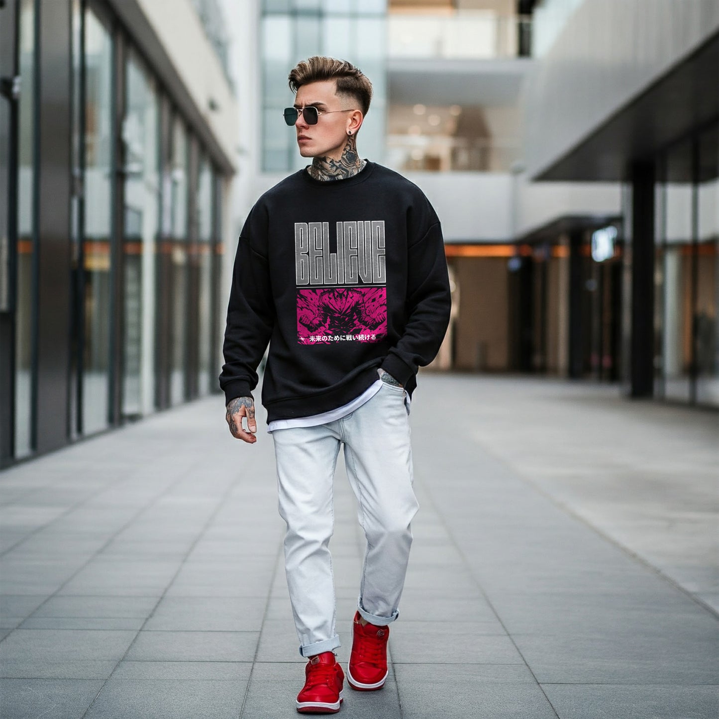 FLEECE BLACK - Inner Pull