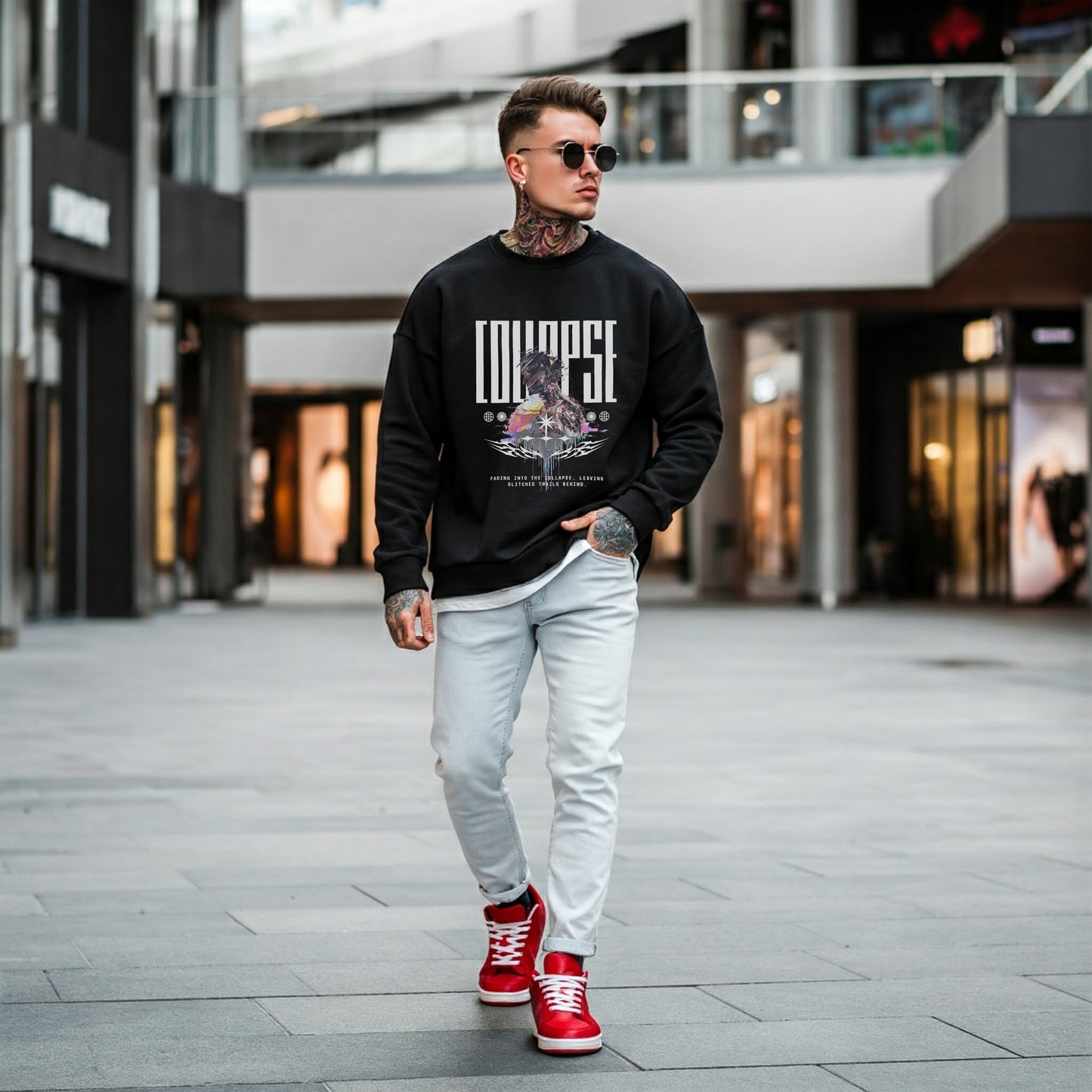 FLEECE BLACK -Mental Collapse