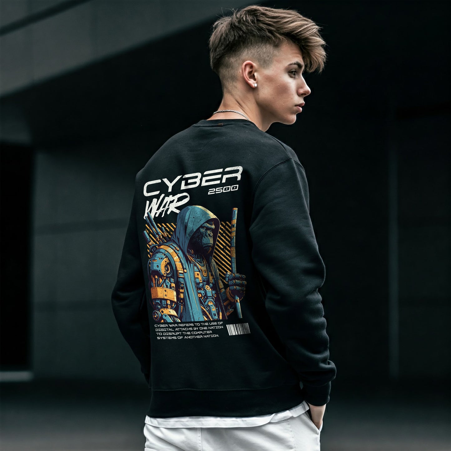 FLEECE BLACK - Cyber Drift